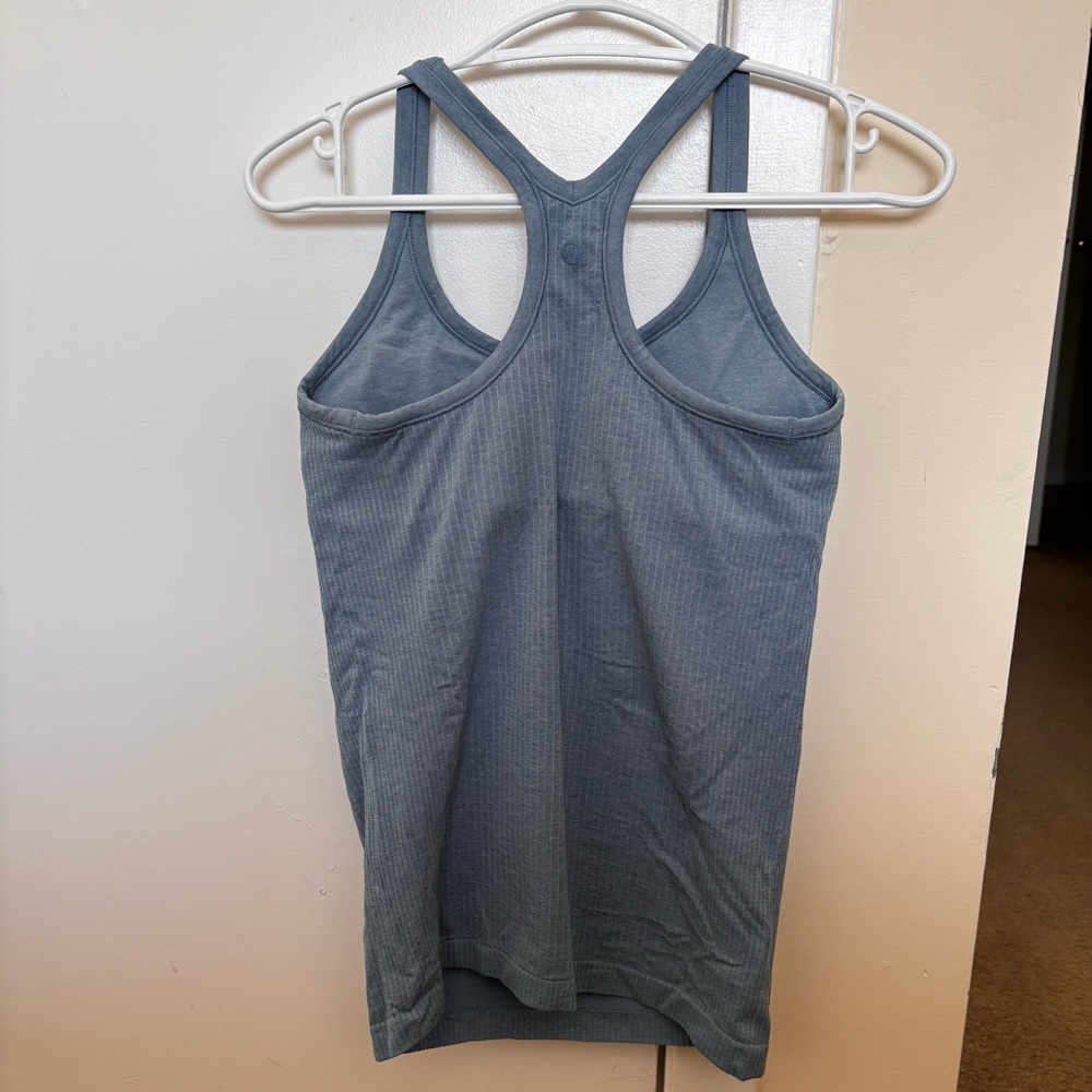 Lululemon Blue Tank Top, Hardly worn.